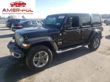 Jeep 2019 Jeep Wrangler 2019r., Unlimited Sahara, od ubezpieczalni 3.6 Benzyna 285KM