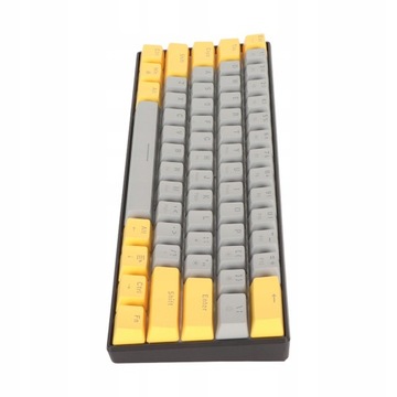МЕХАНИЧЕСКАЯ КЛАВИАТУРА 60% RGB СЕРЫЙ СВЕТОДИОД