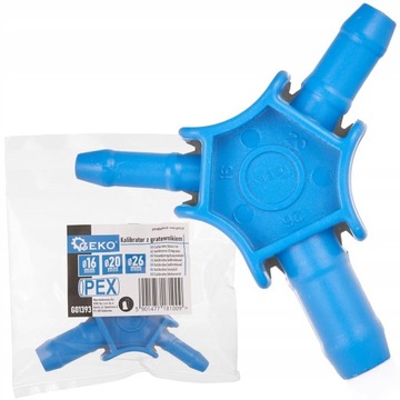 КАЛИБРАТОР GEKO С ВЫГЛАЖИВАЮЩИМ КРОМКИ ТРУБЫ DAURER 16-20-26MM G01393