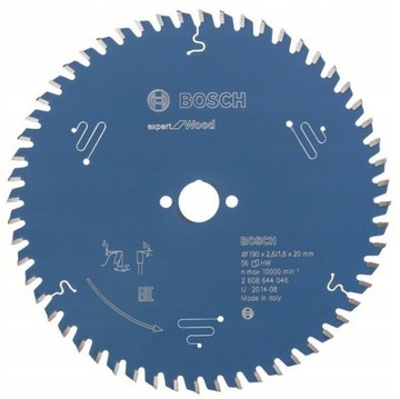 Tarcza pila widiowa Expert for Wood BOSCH 190x20mm 56z