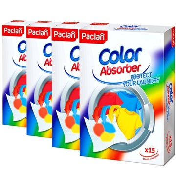 4 x chusteczki wylapujace kolor ABSORBER COLOR