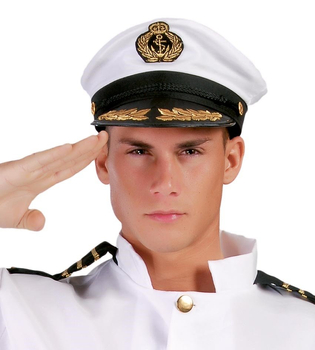 Czapka marynarz kapitan statku majtek marynarska