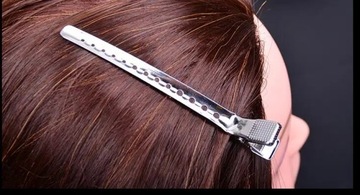 заколка для волос из кожи аллигатора, 6 шт./компл., парикмахерская