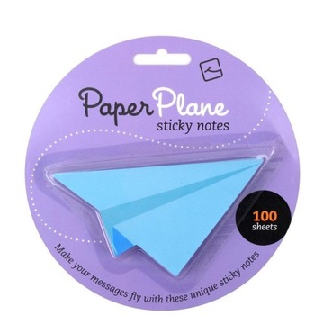PAPER PLANE - KARTECZKI SAMOPRZYLEPNE - NIEBIESKIE