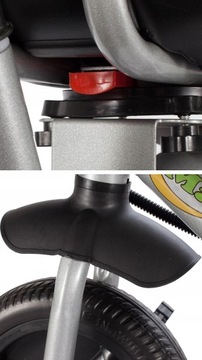 ТРЕХКОЛЕСНЫЙ ВЕЛОСИПЕД 360 ВРАЩАЮЩИЙСЯ СКЛАДНОЙ КОРПУС ДЛЯ ДЕТСКОЙ СУМКИ-КОРЗИНЫ 3 В 1