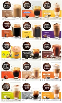 Капсулы Nescafe Dolce Gusto СУПЕР НАБОР 6 х 16