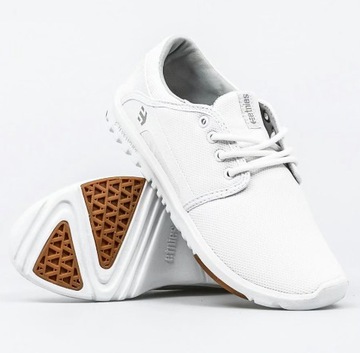 ETNIES sneakersy tenisówki białe niskie wiązne wygodne r. 37,5