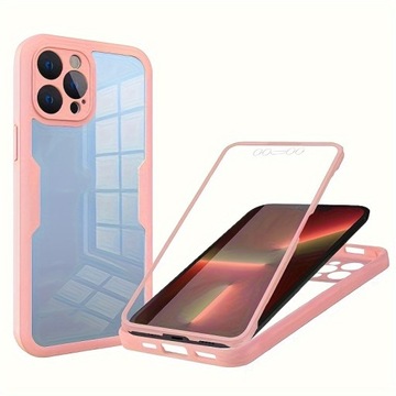 360 Całe Ciało Przód Tył Przezroczyste Etui Na IPhone 13 14 11 12 Pro Max