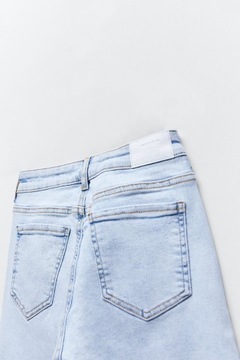 Zara spodnie jeansy niebieskie rurki skiny rozm.40