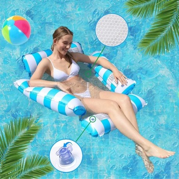 ЛЕТНИЙ НАДУВНОЙ ПЛЯЖНЫЙ МАТРАС ВОДНАЯ КРОВАТЬ СТУЛ ДЛЯ ПЛАВАНИЯ