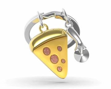 Brelok breloczek do kluczy pizza Prezent dla fana pizzy pizzermana