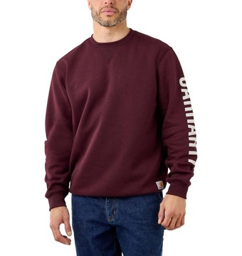 Bluza Carhartt Midweight Crewneck Logo Sleeve