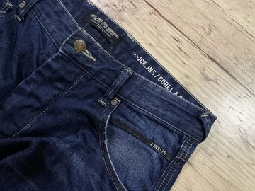 JACK&JONES BOXY Spodnie Męskie Jeans IDEAŁ W32 L32 pas 88 cm