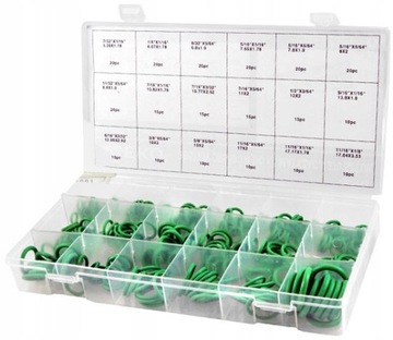 ZESTAW ORINGÓW USZCZELKI 270 SZT ORINGI KLIMATYZACJI