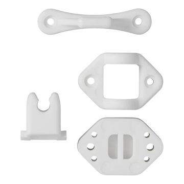 Дверной замок Подвижная защелка-защелка Белый