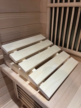 Регулируемый подголовник для сауны из осины