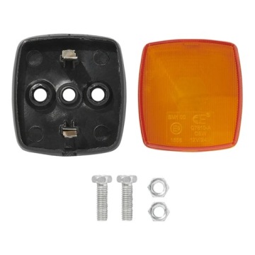 БОКОВОЙ ФОНАРЬ желтый 66х62мм (PM)