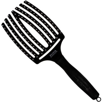 OLIVIA GARDEN FINGERBRUSH — Комбинированная большая черная щетка для расчесывания волос