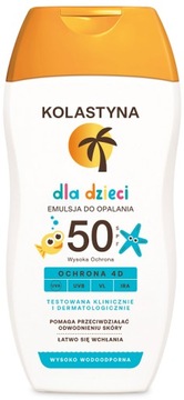 Emulsja do opalania KOLASTYNA KIDS DLA DZIECI 50 SPF 150 ml