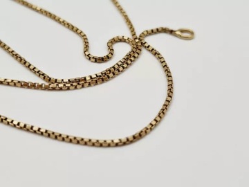 ZŁOTY ŁAŃCUSZEK KOSTECZKA 18K