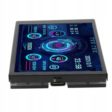 ДОПОЛНИТЕЛЬНЫЙ ЭКРАН IPS TYPE-C CPU GPU RAM 3,5