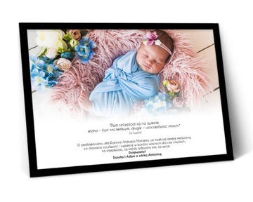 Плакат благодарности доктору, рамка 13х18 см.