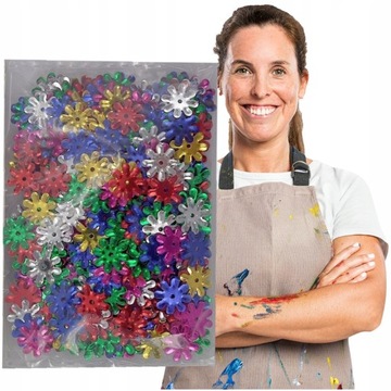 РАЗНОЦВЕТНЫЕ КОНФЕТТИ С БАЙЕТКАМИ ДЕКОРАТИВНЫЕ ИЗДЕЛИЯ