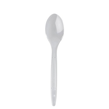 Łyżki plastikowe PREMIUM transparentne 50szt