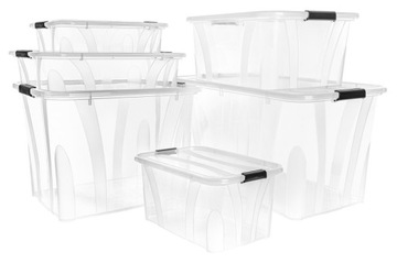 Pojemnik Plastikowy Pudełko Organizer Pokrywa 7L