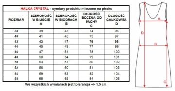 Платье-полусолнце под юбку Mewa 4141 размер 36-58