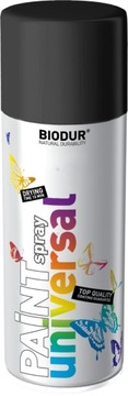 BIODUR 400 ML RAL 9005 CZARNY GŁĘBOKI MAT