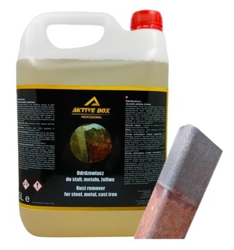 ODRDZEWIACZ PROFESJONALNY STAL ŻELIWO METAL 5 LITRÓW AKTIVE BOX