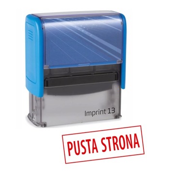 Pieczątka PUSTA STRONA