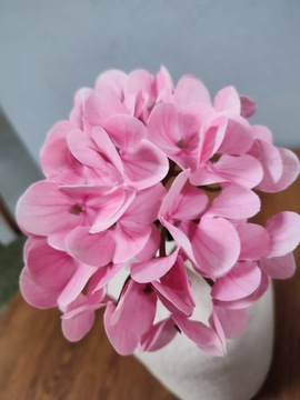 ГОРТЕНЗИЯ розовый силиконовый козырек 40 см как настоящая гортензия ПРЕМИУМ