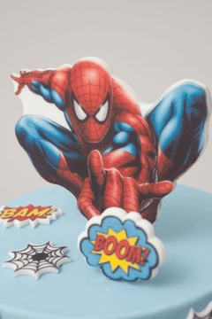 Набор для украшения торта 2D ЧЕЛОВЕК ПАУК, 12 шт.