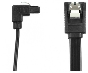Accura SATA III - SATA III 0.3m kątowy czarny