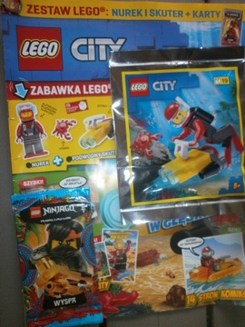 LEGO CITY DIVER + СКУТЕР + КРАБИК + СКЛАД