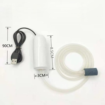 Аквариумный насос Тихий, Мощный, Маленький, Белый