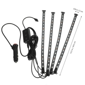 ВОЛОКОННО-ОПТИЧЕСКОЕ ОКРУЖАЮЩЕЕ СВЕТОДИОДНОЕ RGB ВНУТРЕННЕЕ ОСВЕЩЕНИЕ