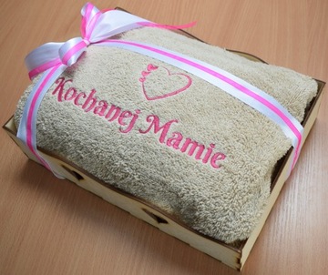 ПОЛОТЕНЦЕ 100/50 ВЫШИВКА ДЛЯ ИМЯ МАТЕРИ ДЕНЬ МАТЕРИ