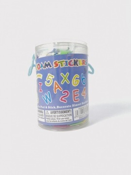 NAKLEJKI Z PIANKI NAKLEJKI LITERKI DLA DZIECI