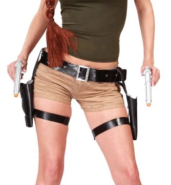 Podwójna kabura z 2 pistoletami Lara Croft