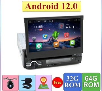 Uniwersalne radio 7' 1DIN ANDROID 12 GPS WiFi PL