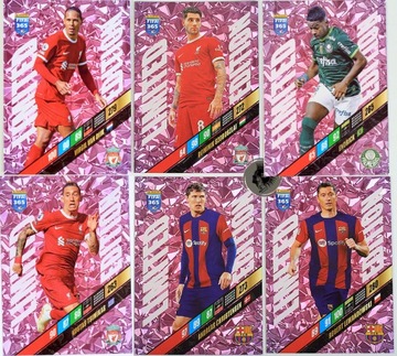 6 kart 2024 FIFA XXL Limited duże karty 10x14 cm LEWANDOWSKI Barcelona