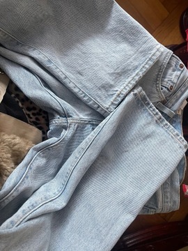 Jeansy spodnie jasne Levis premium 501 s 36