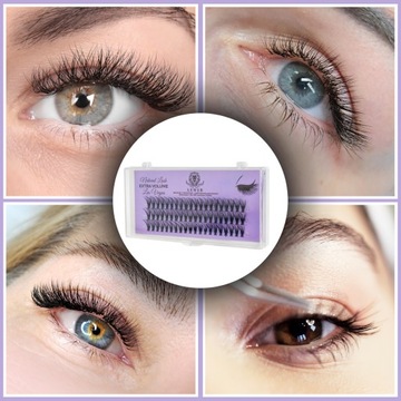 РЕСНИЦЫ TUMBLES Lewer Las Vegas ЭКСТРА ОБЪЕМ 13 мм НАТУРАЛЬНЫЙ ШЕЛК