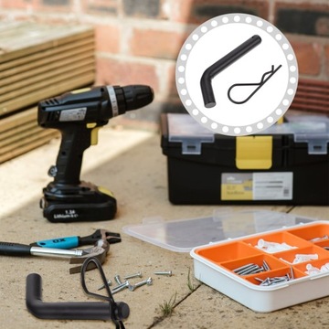 ZACZEP RV CZARNE HAKI BLOKADA PRZYCZEPY AKCESORIA SAMOCHODOWE