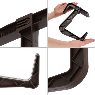 РУЧКА-ВЕШАЛКА ДЛЯ ЦВЕТОЧНОГО ЦВЕТКА И БАЛКОННОЙ КОРОБКИ 2 шт.