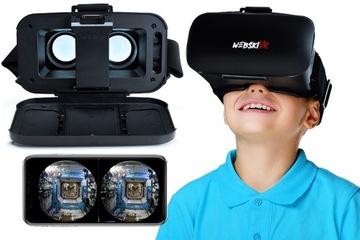 GOGLE OKULARY VR 3D 360 DO TELEFONU SMARTFONA WIRTUALNA RZECZYWISTOŚĆ