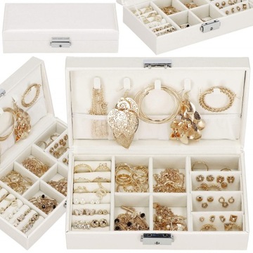 КОРОБКА-ОРГАНИЗАТОР ДЛЯ ЮВЕЛИРНЫХ УКРАШЕНИЙ ЭЛЕГАНТНЫЙ ФУТЛЯР ДЛЯ КАССЕТЫ